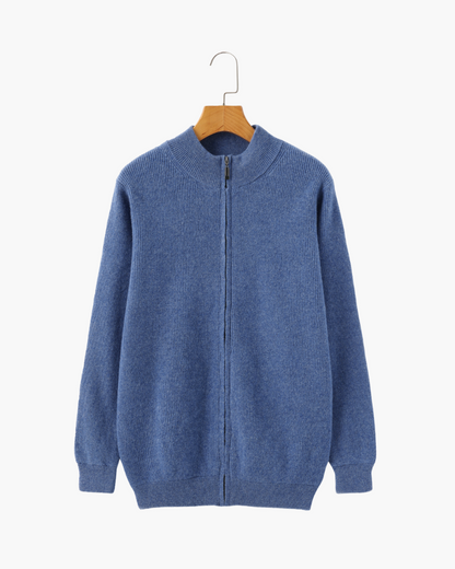 MONVIEL | CASHMERE ZIP-UP