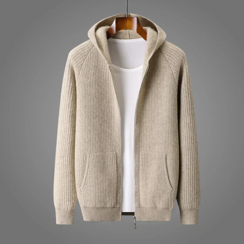 Hervé™ | Gilet hoodie zippé