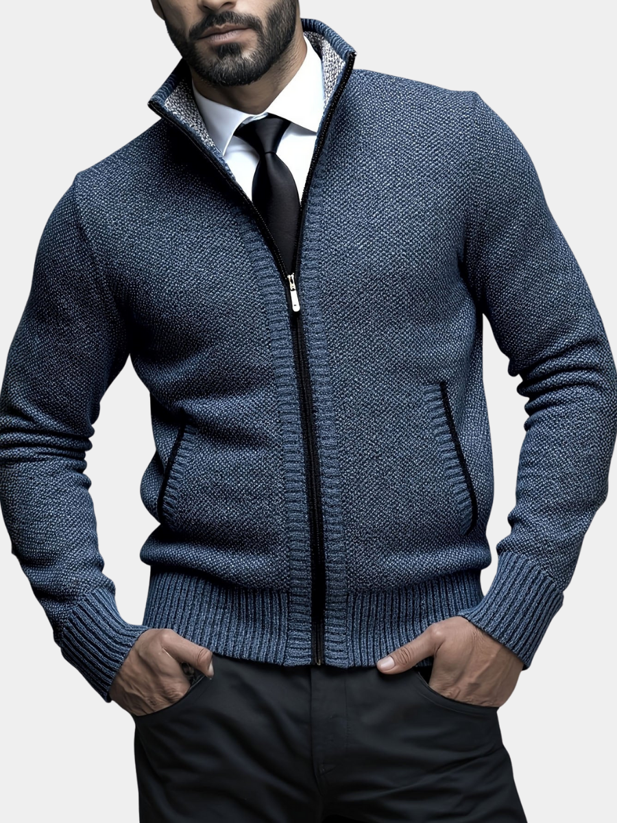 MANSSINO™ | Men's Structured Slim-Fit Zip Gilet