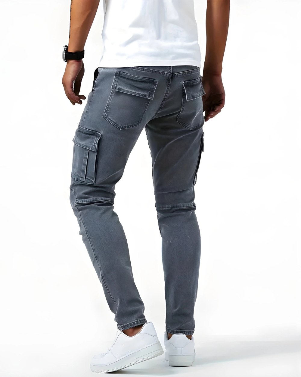 Elouan™ | Pantalon cargo stretch homme