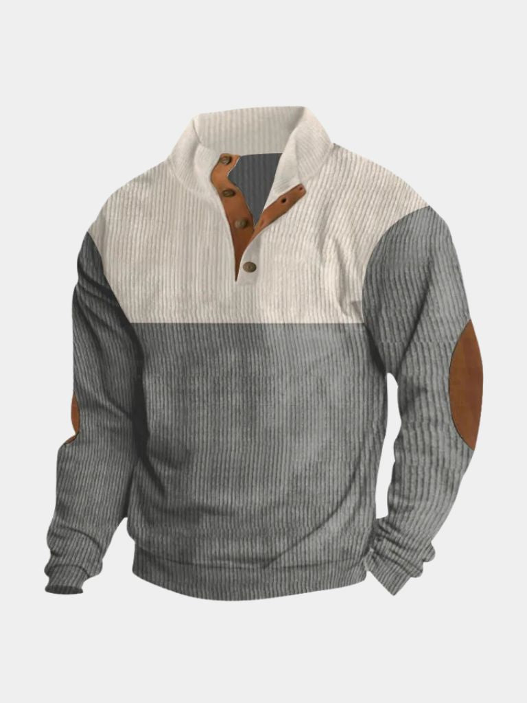 MANSSINO™ | Corduroy High-Neck Pullover