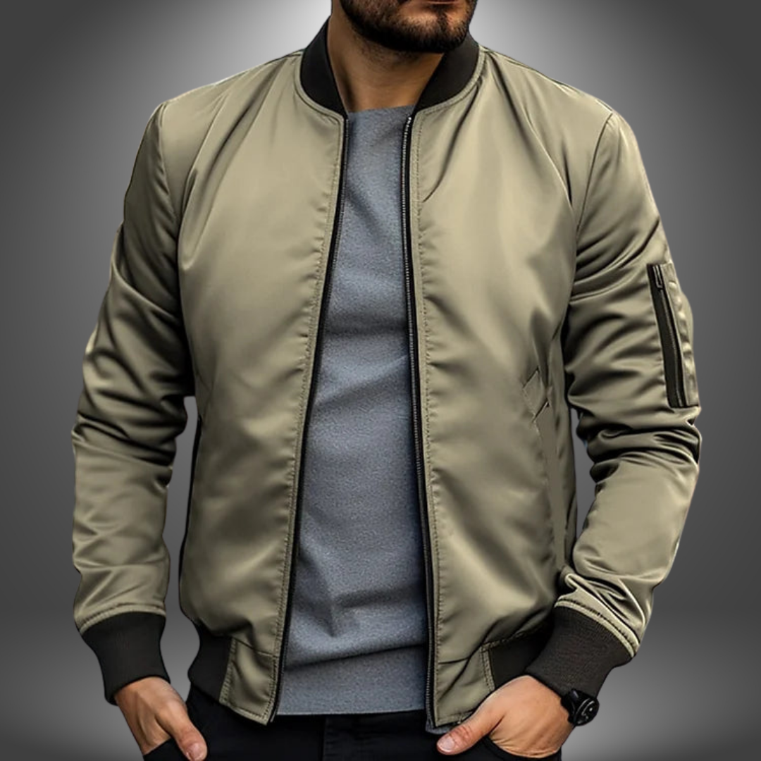 MANSSINO™ | Modern Fit Bomber Jacket