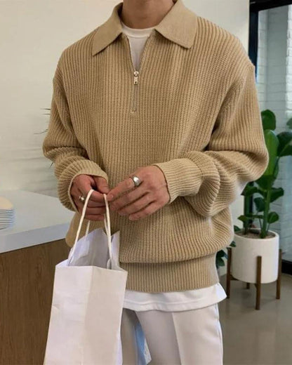 MONVIEL | COTTON HALF ZIP