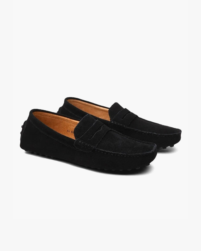 MONVIEL | Suede driver loafers