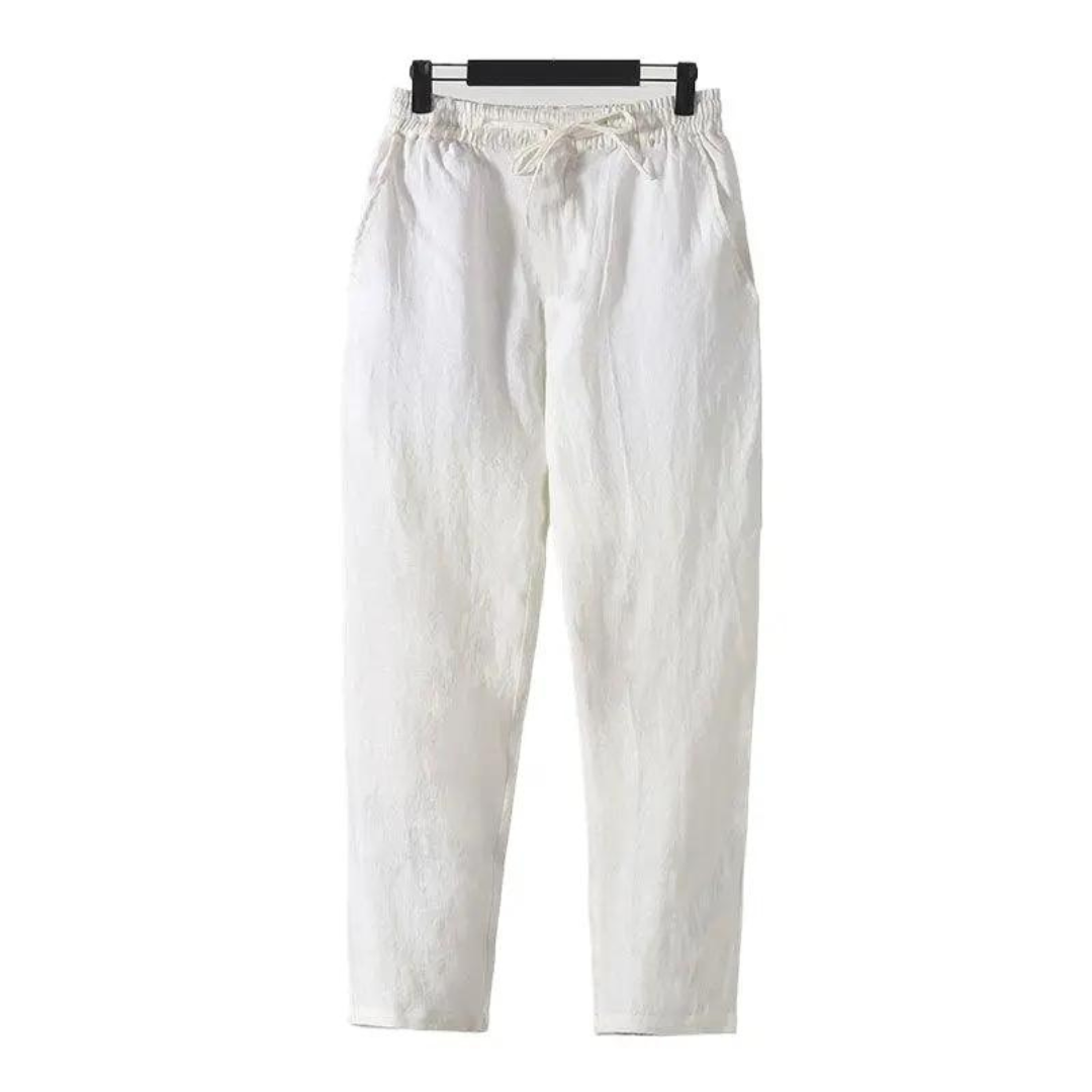 MONVIEL | Simple Lines Linen trousers