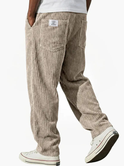 LAURENT MONACO | PANTALONS EN VELOURS CÔTELÉ POUR HOMMES