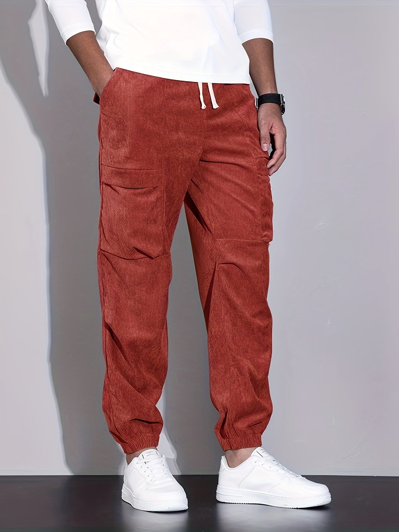 MONVIEL™ | Men's Corduroy Cargo Trousers