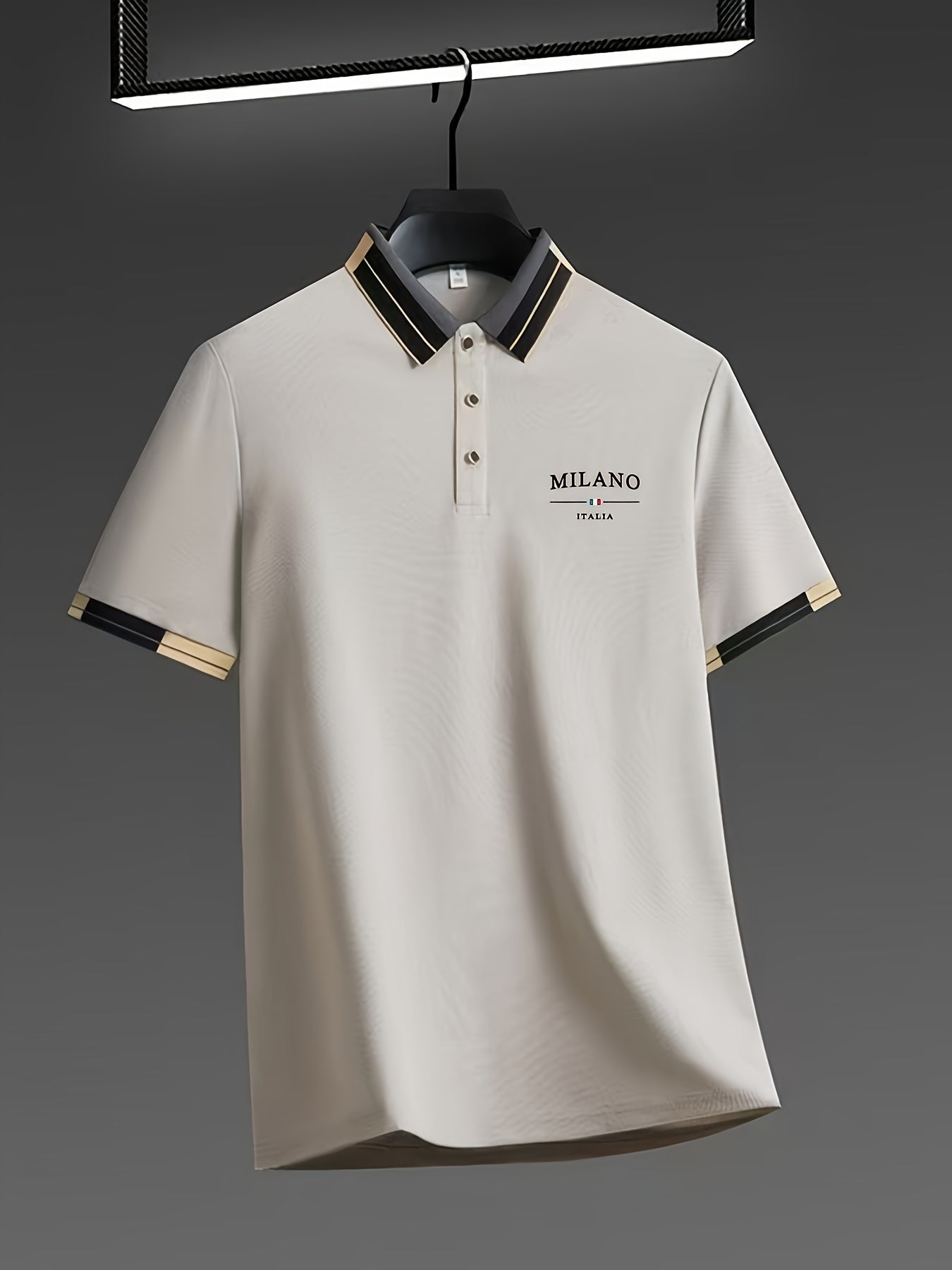 MONVIEL™ | Men's Milano Knit Polo Shirt