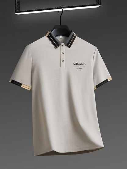 MONVIEL™ | Men's Milano Knit Polo Shirt