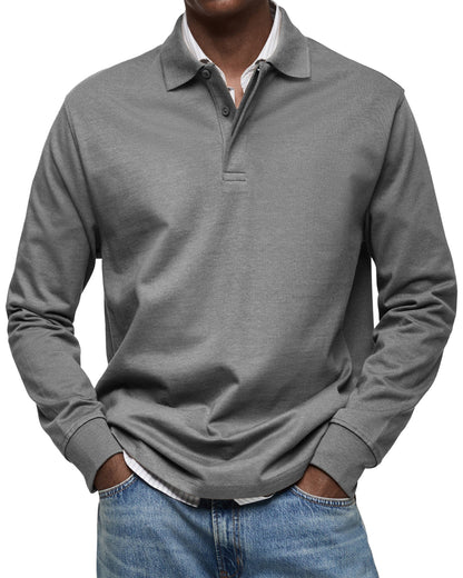 MONVIEL™ | Long Sleeve Polo Shirt