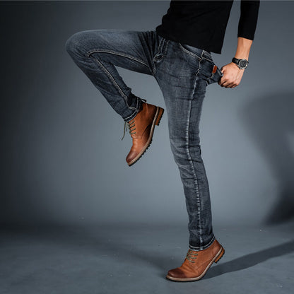 MONVIEL | Mens Slim-Fit Trousers