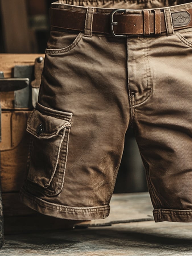 MANSSINO™ | Men's Classic Washed Cargo Shorts