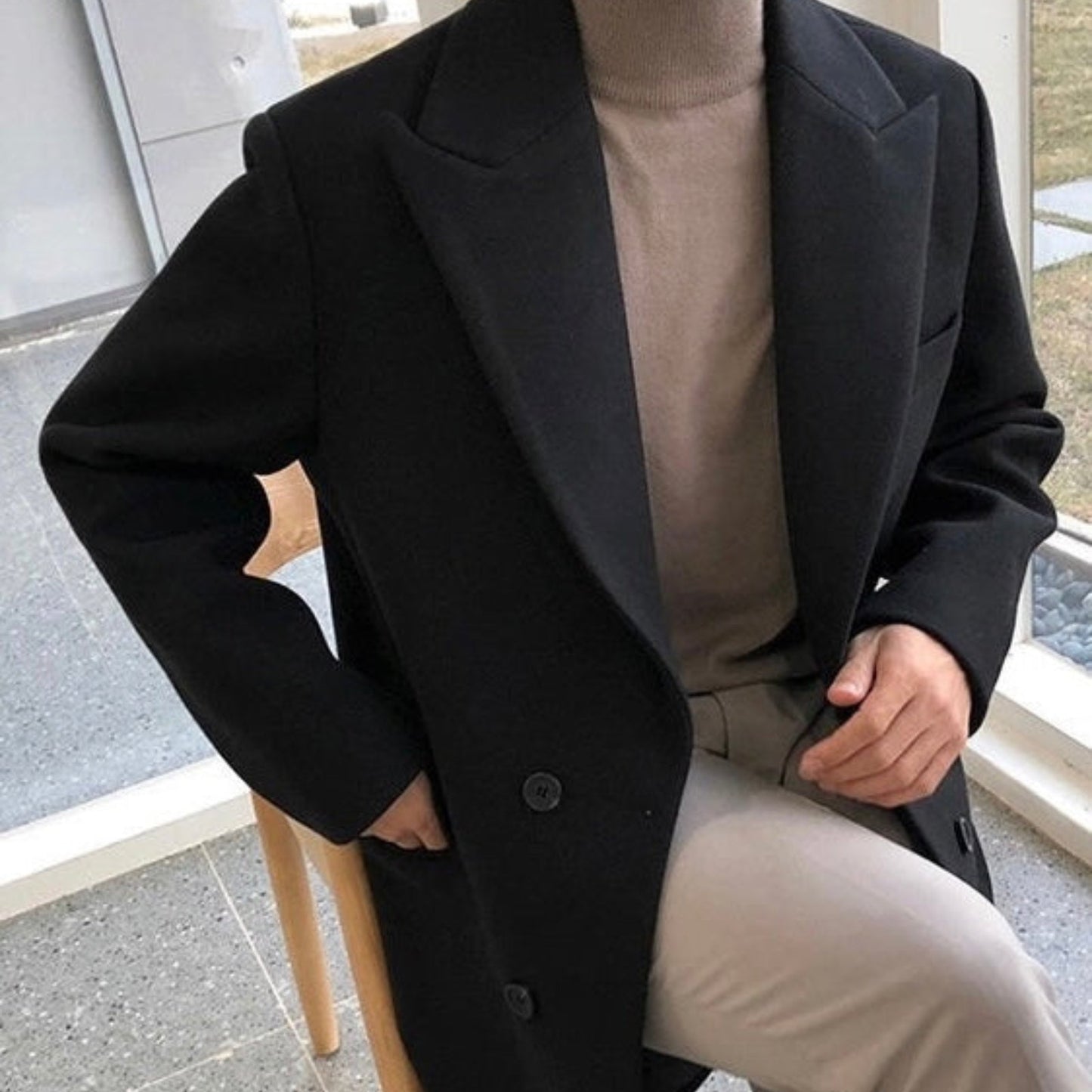 MANSSINO™ | Breasted Wool Coat