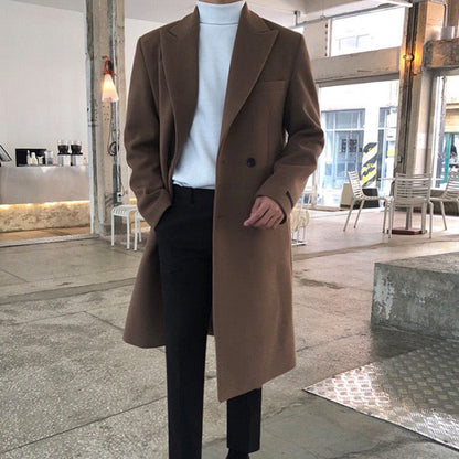 MONVIEL | Double-Breasted Wool Coat