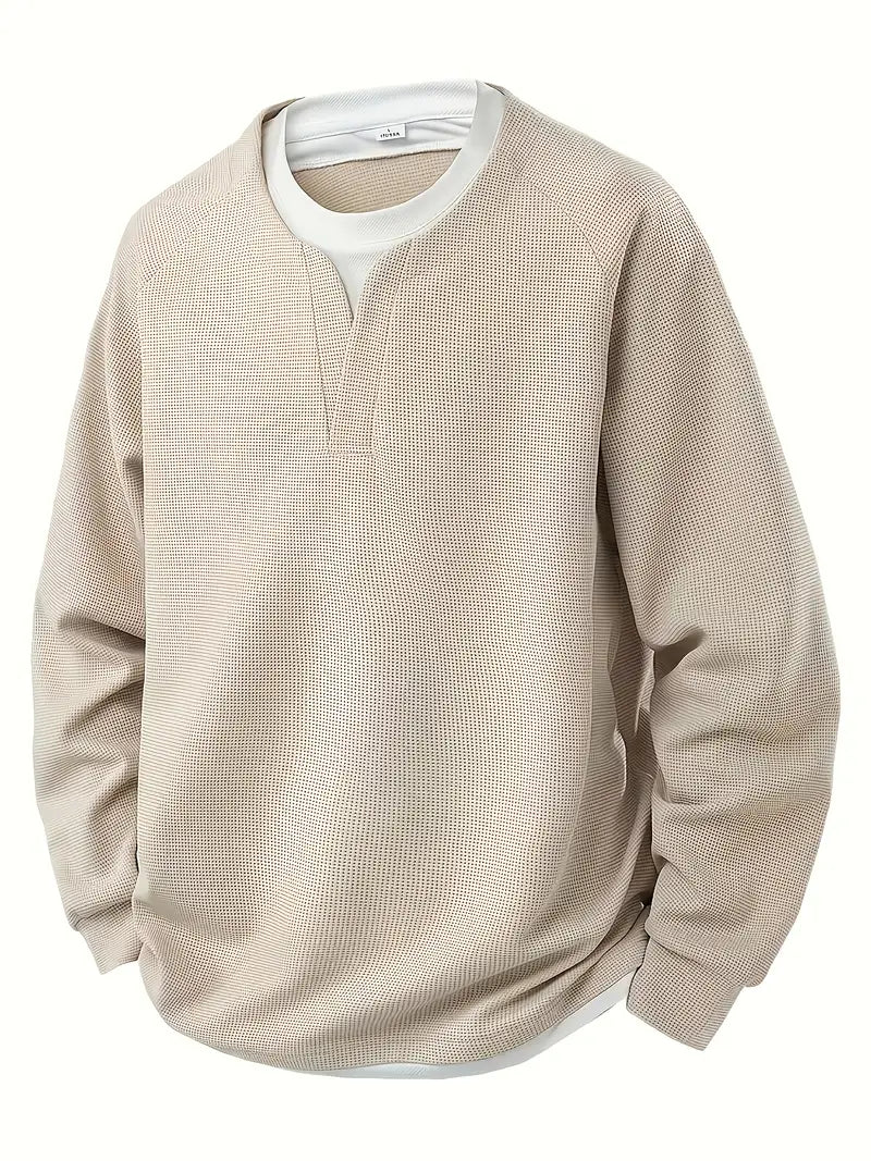 MONVIEL | Layered-Effect Long-Sleeve T-Shirt