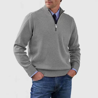 MONVIEL™ | Anti-Pill Mid-Zip Knit
