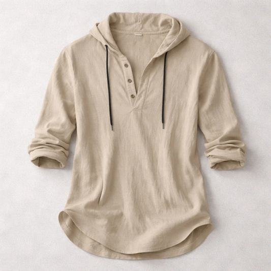 Hassan™ | Chemise hoodie en lin