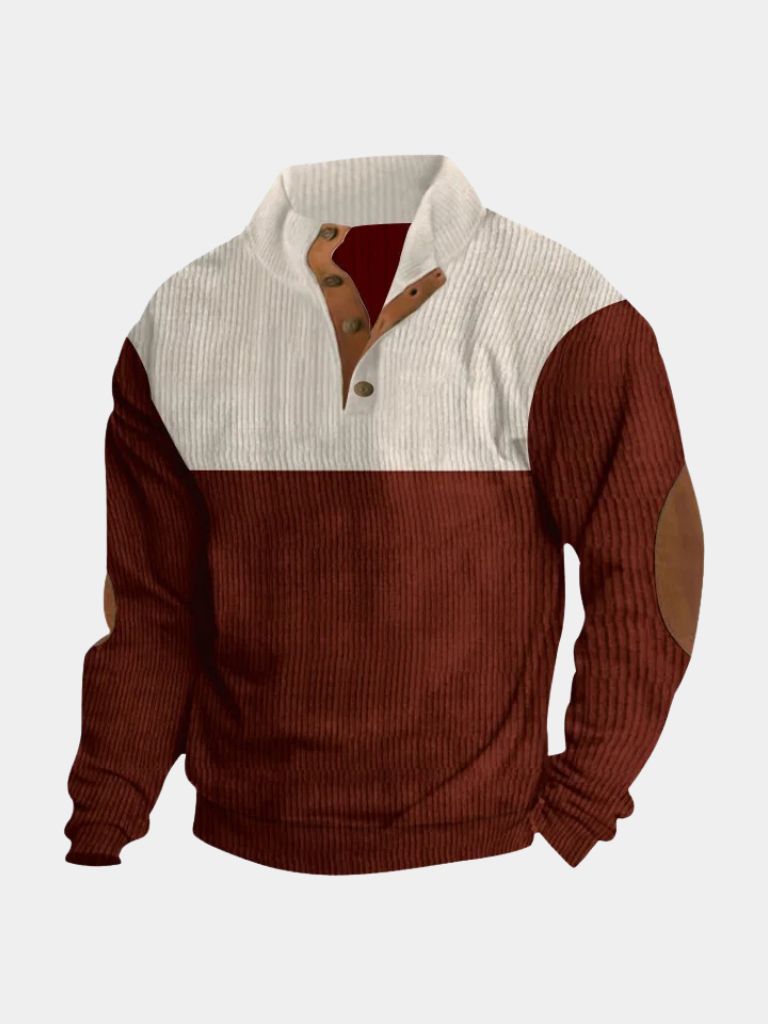 MANSSINO™ | Corduroy High-Neck Pullover