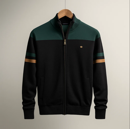 MANSSINO™ | Men's Colorblock Full Zip Sweatshirt