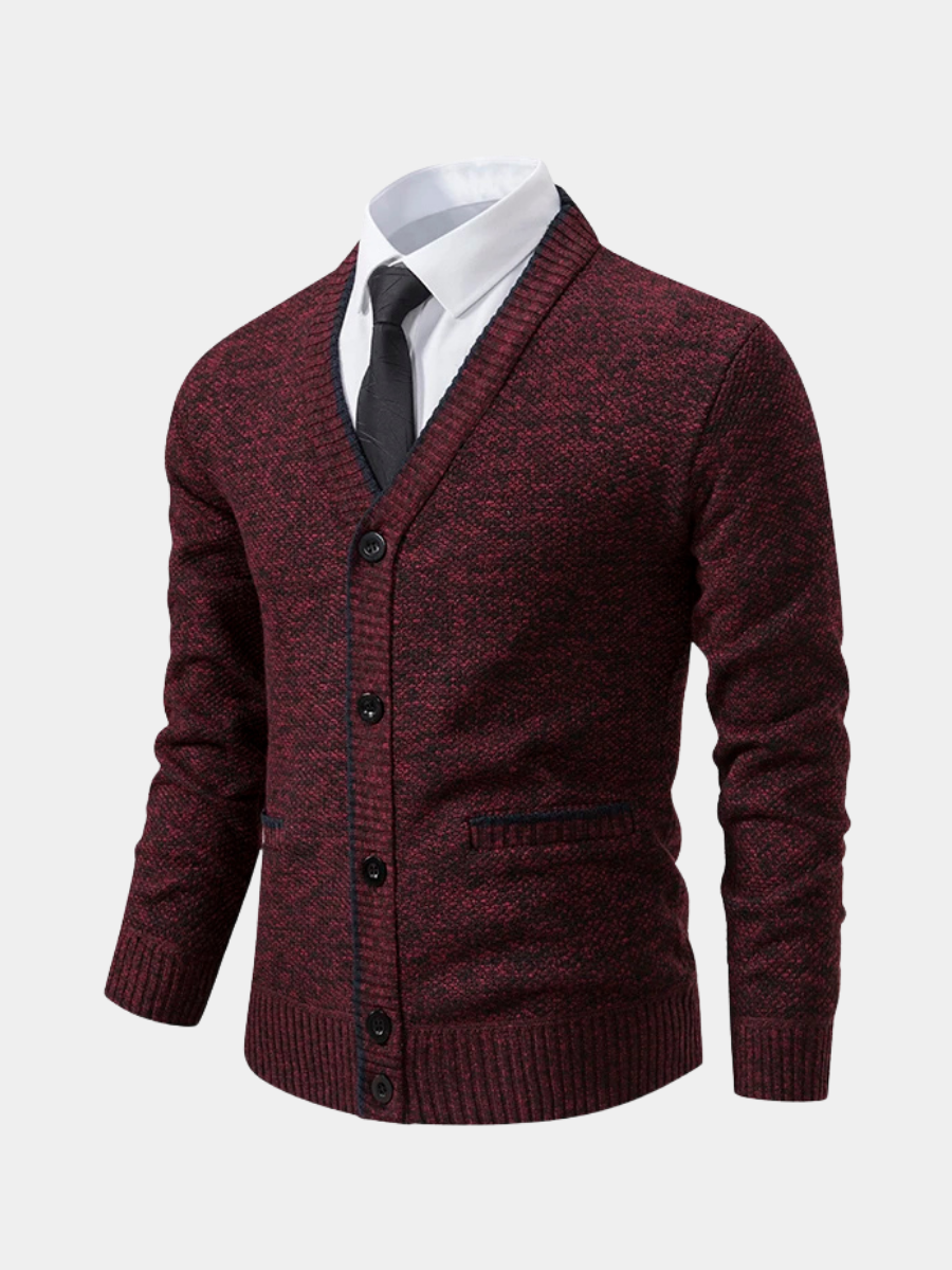 MANSSINO™ | Men's Wool Blend V-Neck Knit