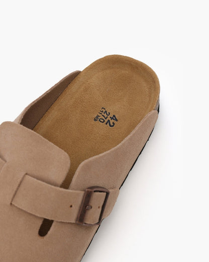 MONVIEL | Suede Clogs