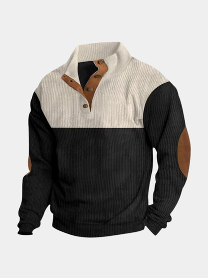 MANSSINO™ | Corduroy High-Neck Pullover