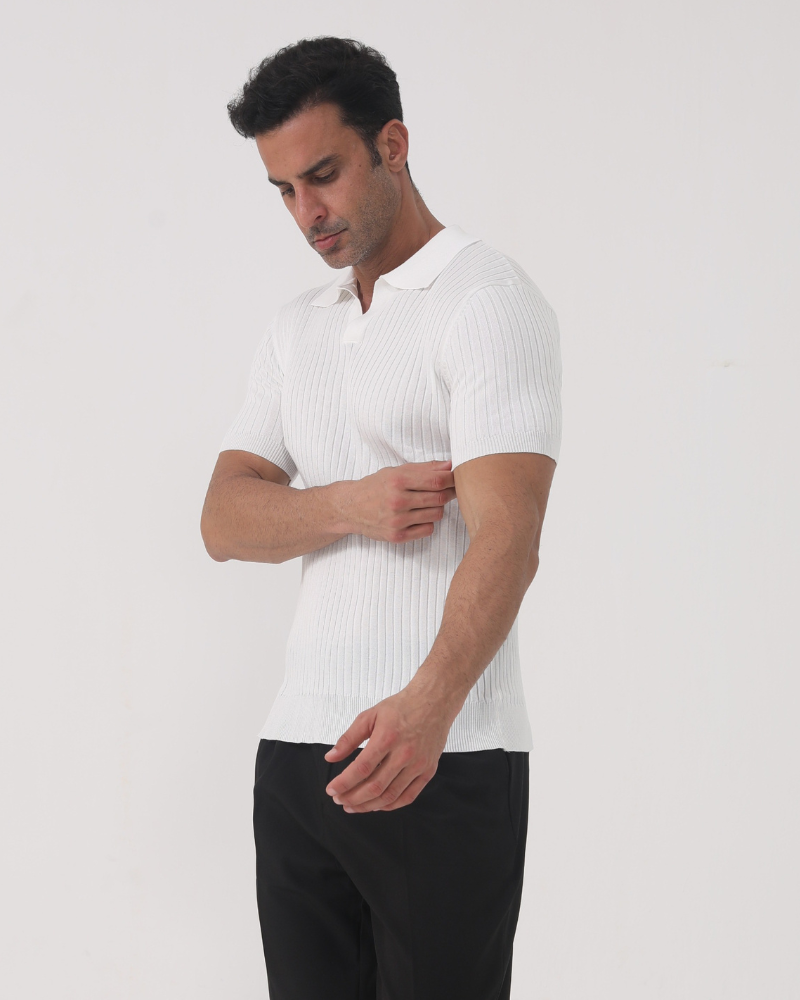 MONVIEL | BREATHABLE RIBBED POLO