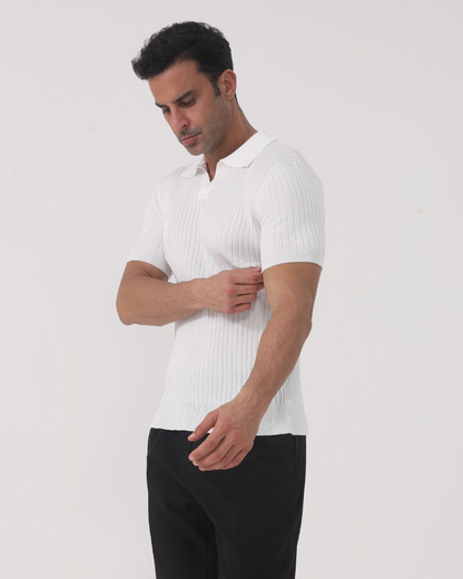 MONVIEL | BREATHABLE RIBBED POLO