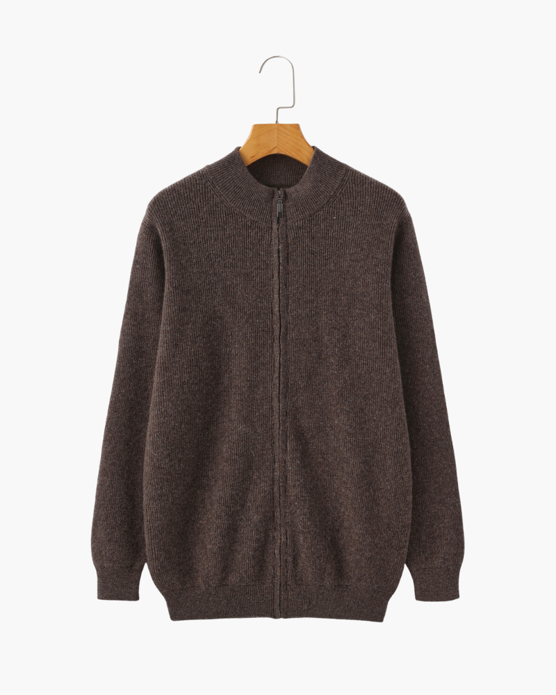 MONVIEL | CASHMERE ZIP-UP