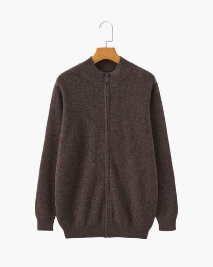 MONVIEL | CASHMERE ZIP-UP