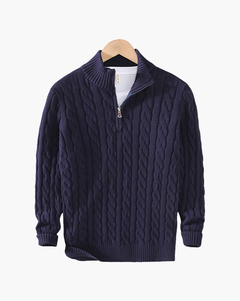MONVIEL | COTTON HALF ZIP