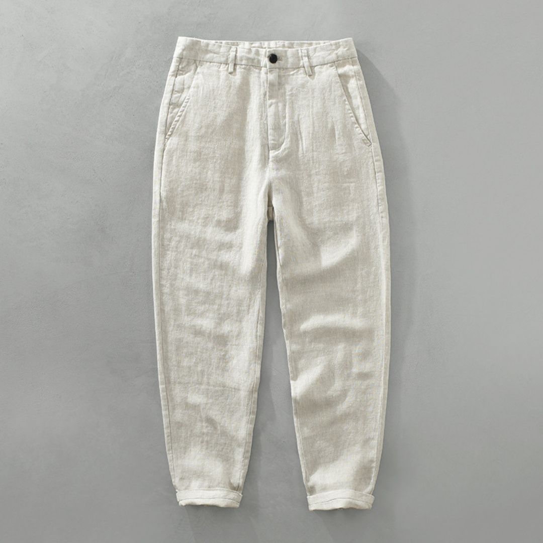 MANSSINO™ | Men's Tapered Linen Trousers