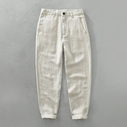 MANSSINO™ | Men's Tapered Linen Trousers