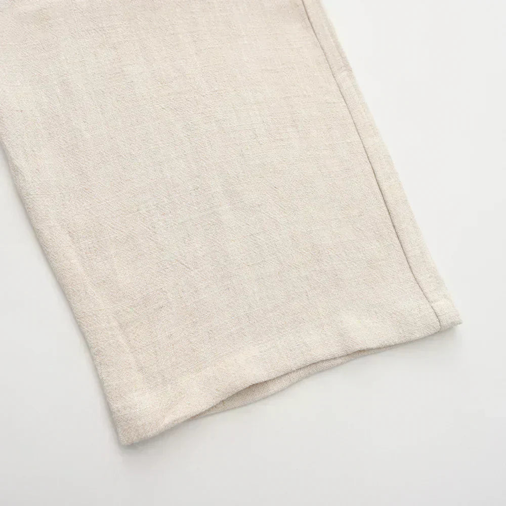 MONVIEL | Slim-fit linen trousers