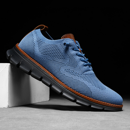MANSSINO™ | Men's Knit Lace-Up Low Sneaker