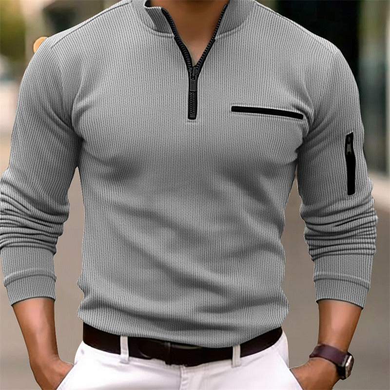 Étienne™ | Chemise manches longues col zippé