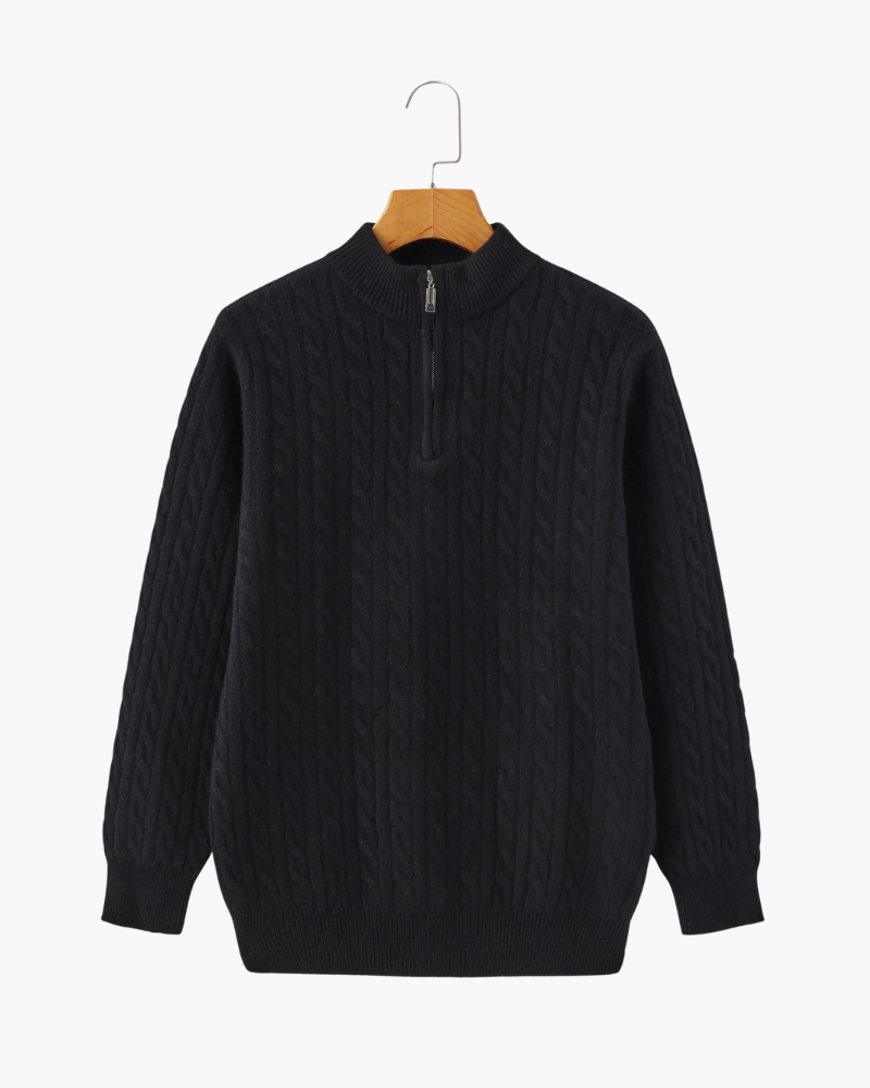 MONVIEL | HALF-ZIP CARDIGAN