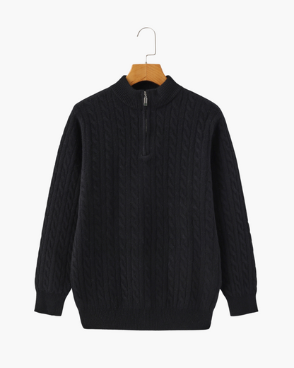 MONVIEL | HALF-ZIP CARDIGAN