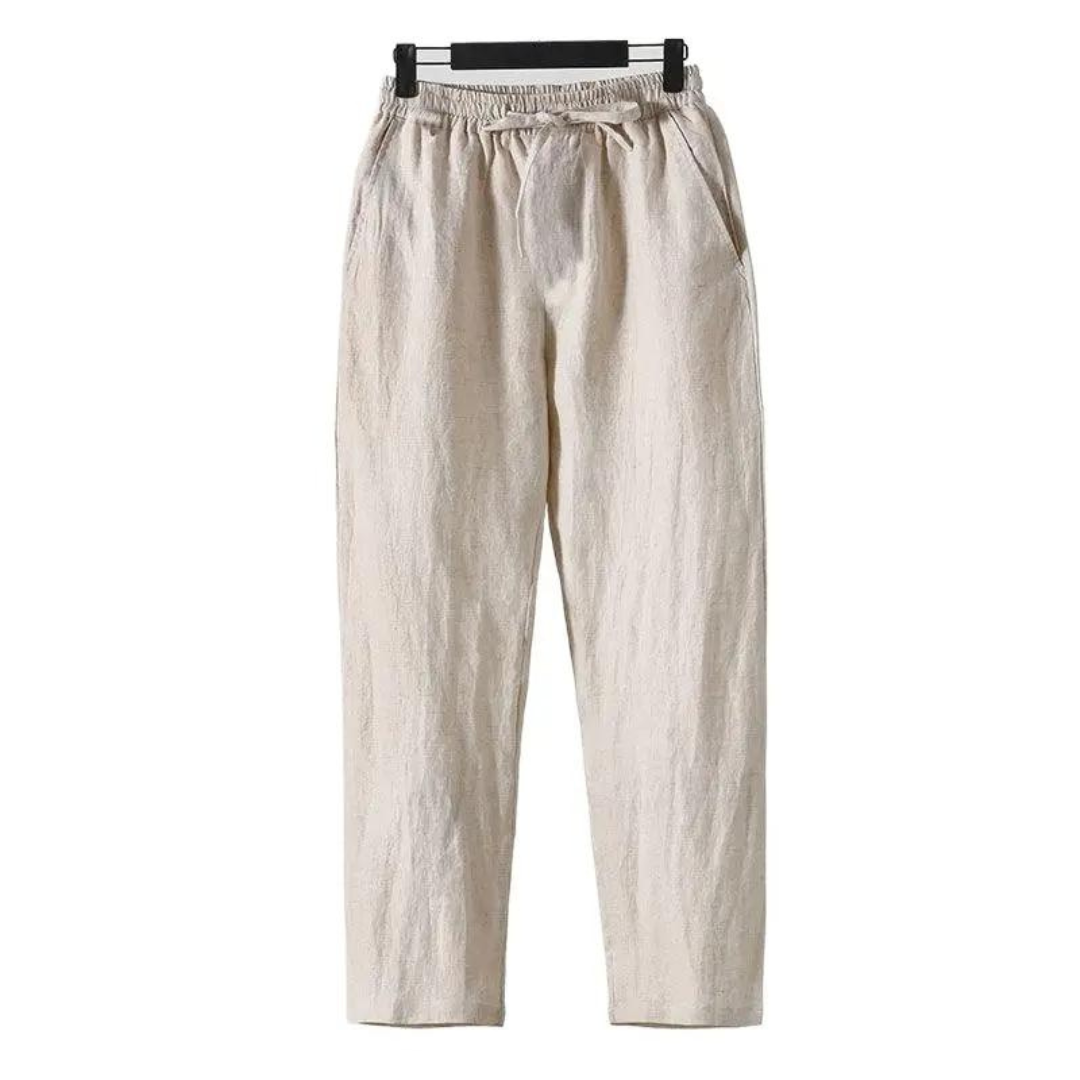 MONVIEL | Simple Lines Linen trousers