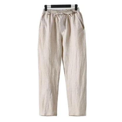 MONVIEL | Simple Lines Linen trousers