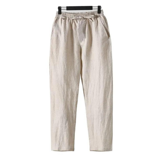 MANSSINO™ | Simple Lines Linen trousers