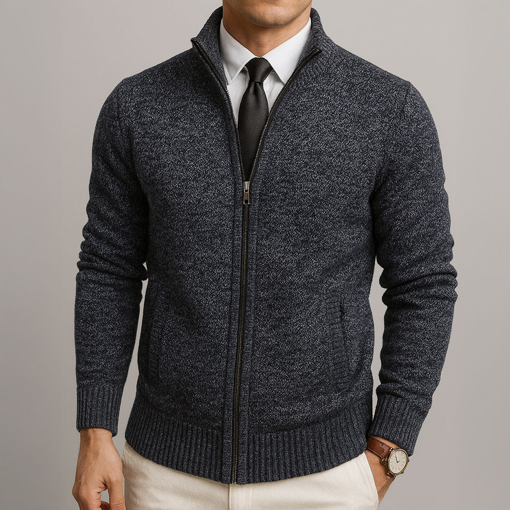 MONVIEL™ | Tailored Merino Blend Cardigan
