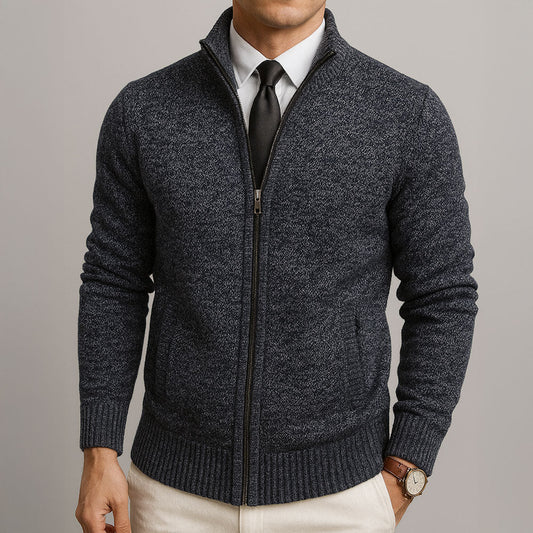 MONVIEL™ | Tailored Merino Blend Cardigan