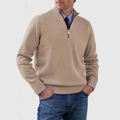 MONVIEL™ | Anti-Pill Mid-Zip Knit