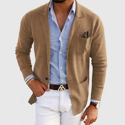 LAURENT MONACO | BLAZER LUXUEUX POUR HOMME EN MATÉRIAU SOUPLE