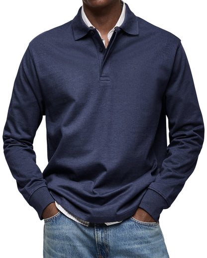 MONVIEL™ | Long Sleeve Polo Shirt