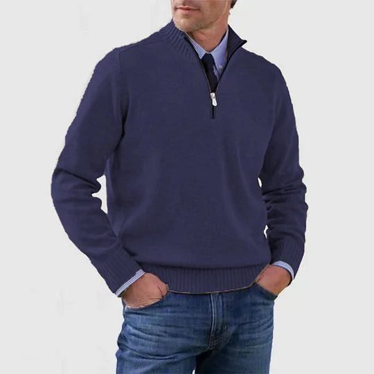 MONVIEL™ | Anti-Pill Mid-Zip Knit