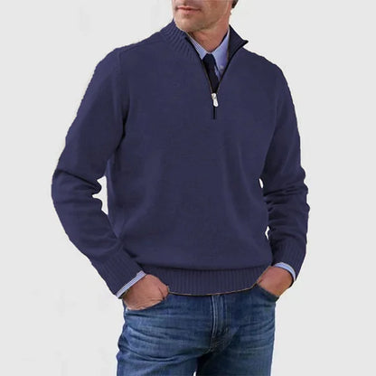 MONVIEL™ | Anti-Pill Mid-Zip Knit
