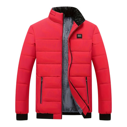 MANSSINO™ | Fleece-Lined Winter Zip Jacket