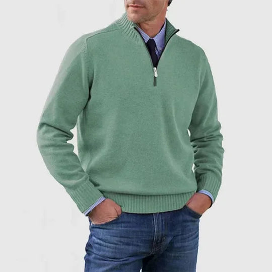 MONVIEL™ | Anti-Pill Mid-Zip Knit